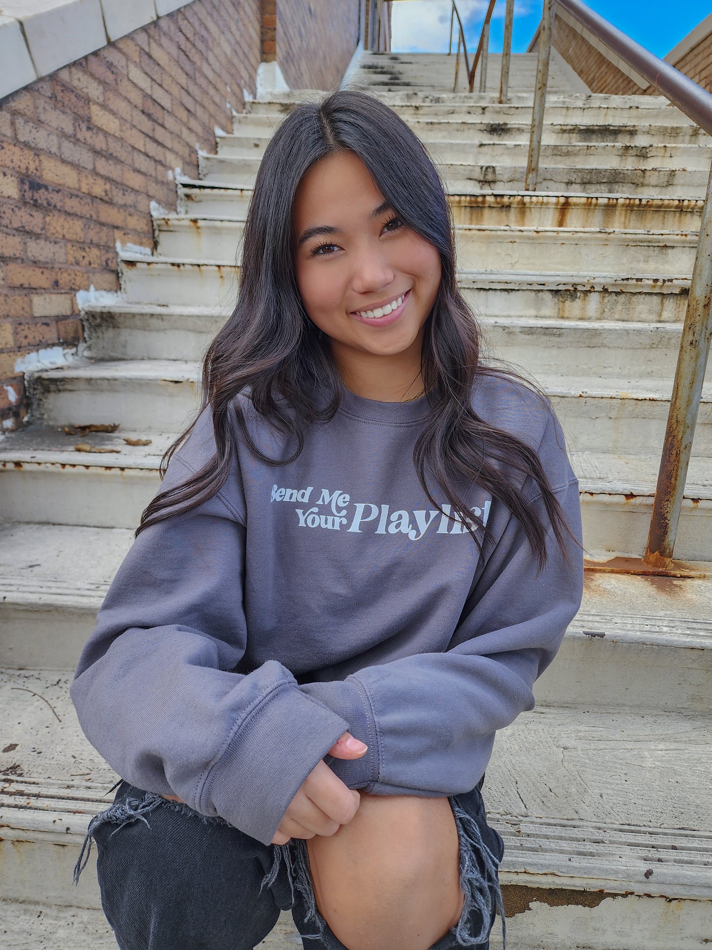 Send Me Your Playlist - Crew Sweatshirt