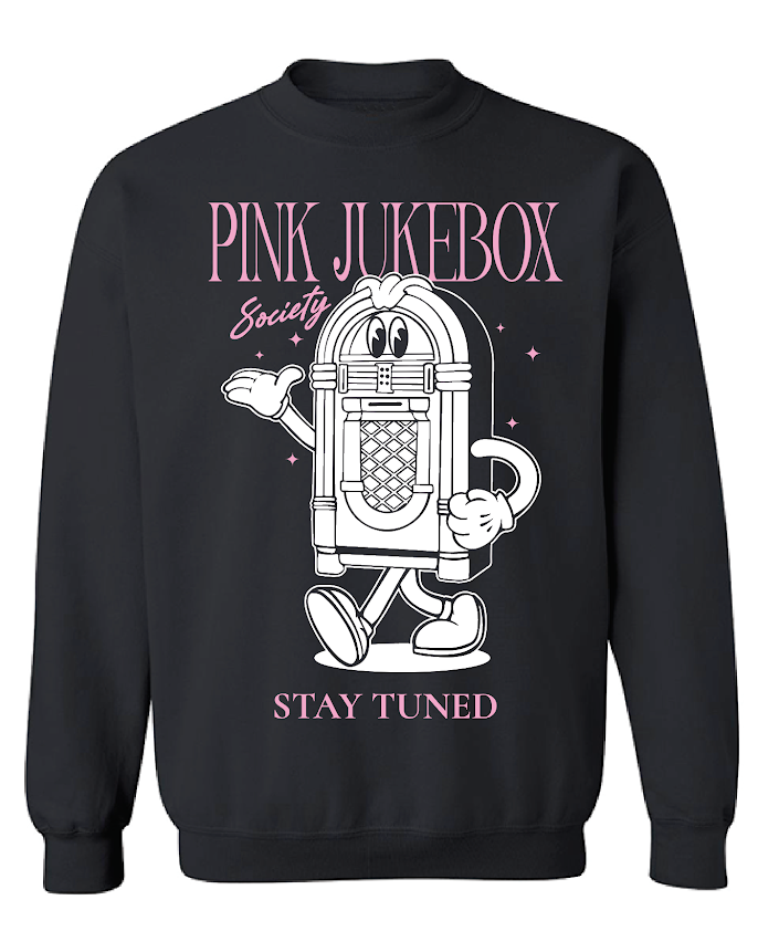 Pink Jukebox Society Stay Tuned - Black Crew