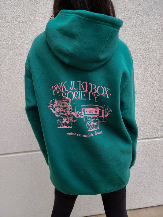Pink Jukebox Society Made for Music Lovers Hoodie