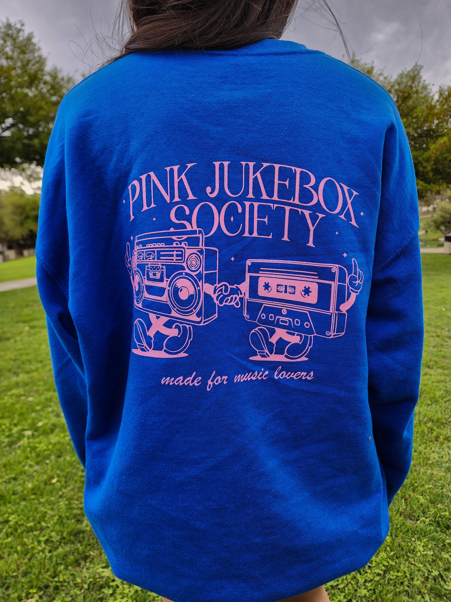 Pink Jukebox Society Made for Music Lovers Blue Crew